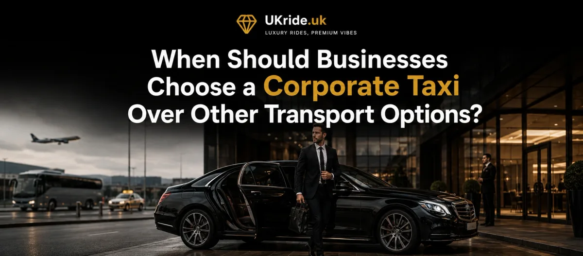 When Should Businesses Choose a Corporate Taxi Over Other Transport Options?